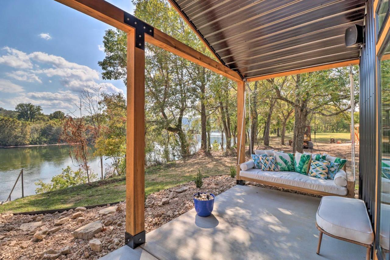 Modern Norfork House With Patio On White River! Exteriér fotografie
